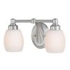 Discount 🎉 Patriot Lighting® Olympia Satin Nickel 2-Light Vanity Light 🌟 1 Discount 🎉 Patriot Lighting® Olympia Satin Nickel 2-Light Vanity Light 🌟 -Patriot Lighting Sales 352 2261 P