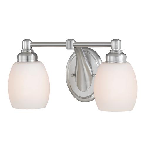 Discount 🎉 Patriot Lighting® Olympia Satin Nickel 2-Light Vanity Light 🌟 3 Discount 🎉 Patriot Lighting® Olympia Satin Nickel 2-Light Vanity Light 🌟