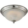 Hot Sale ⌛ Patriot Lighting® Payton Satin Nickel Integrated LED Flush Mount Ceiling Light 🛒 -Patriot Lighting Sales 352 5810 P Payton
