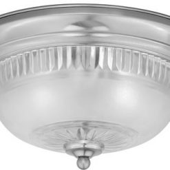 Wholesale 💯 Patriot Lighting® Renais Satin Nickel 2-Light Flush Mount Ceiling Light 🌟