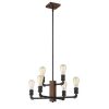 Best deal 🔥 Patriot Lighting Elegant Home Patriot Lighting® Elegant Home Steele Replica Wood With Antique Black 6-Light Chandelier 💯