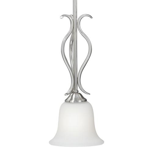Best Sale 🔔 Patriot Lighting® Samantha Satin Nickel 1-Light Mini Pendant 🧨 4 Best Sale 🔔 Patriot Lighting® Samantha Satin Nickel 1-Light Mini Pendant 🧨 - Image 2
