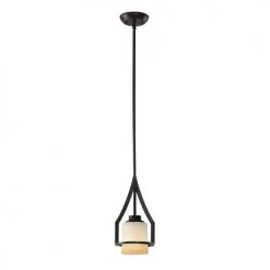 New ✨ Patriot Lighting® Warren Rubbed Antique Bronze 1-Light Mini Pendant ✨