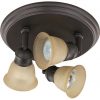 Flash Sale ⭐ Patriot Lighting® Port Oil-Rubbed Bronze 3-Light Flush Mount Ceiling Light 👍 -Patriot Lighting Sales 3526262