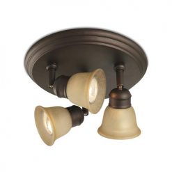 Flash Sale ⭐ Patriot Lighting® Port Oil-Rubbed Bronze 3-Light Flush Mount Ceiling Light 👍 -Patriot Lighting Sales 3526262002