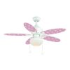 Budget 😀 Patriot Lighting™ Butterfly 44" White Indoor LED Ceiling Fan 🧨 -Patriot Lighting Sales 355 0598 P