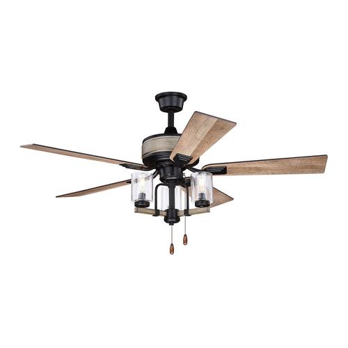 Cheap ✨ Patriot Lighting® Elegant Home Brooklyn 52" Black With Faux Wood Indoor LED Ceiling Fan 🛒 3 Cheap ✨ Patriot Lighting® Elegant Home Brooklyn 52" Black With Faux Wood Indoor LED Ceiling Fan 🛒