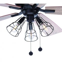 Budget 👏 Patriot Lighting™ Manchester II 52" Bronze Indoor LED Ceiling Fan 👏 -Patriot Lighting Sales 355 0670 FG