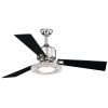 Coupon 🛒 Patriot Lighting® Elegant Home Crescent 52" Brushed Nickel Indoor LED Ceiling Fan 😀 -Patriot Lighting Sales 355 6703 P
