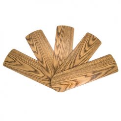 Discount 👏 Patriot Lighting® 52" Oak/Walnut Ceiling Fan Replacement Blades - 5 Pcs/set 🤩 -Patriot Lighting Sales 355 9134 ALT NEW