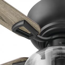 Cheapest 👍 Patriot Lighting™ Anahy 44" Matte Black Indoor LED Ceiling Fan 🔥 -Patriot Lighting Sales 3550023 20752 Anahy Bladeiron Closeup