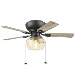 Cheapest 👍 Patriot Lighting™ Anahy 44" Matte Black Indoor LED Ceiling Fan 🔥 -Patriot Lighting Sales 3550023 20752 Anahy LightOn