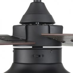 Discount 😉 Patriot Lighting® Amanda 48" Matte Black Indoor LED Ceiling Fan 🔥 -Patriot Lighting Sales 3550090 20762 Housing Closeup