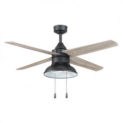 Discount 😉 Patriot Lighting® Amanda 48" Matte Black Indoor LED Ceiling Fan 🔥 -Patriot Lighting Sales 3550090 20762 Persp2 SideA
