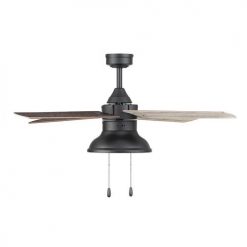 Discount 😉 Patriot Lighting® Amanda 48" Matte Black Indoor LED Ceiling Fan 🔥 -Patriot Lighting Sales 3550090 20762 RS