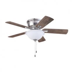 Promo ⌛ Patriot Lighting™ Austin 42" Brushed Nickel Indoor LED Ceiling Fan ✨ -Patriot Lighting Sales 3550108 20765 MASTER2