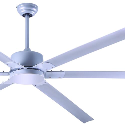 Deals ✨ Patriot Lighting™ Boss 96" Painted Grey Industrial Indoor/Outdoor Ceiling Fan 👍 5 Deals ✨ Patriot Lighting™ Boss 96" Painted Grey Industrial Indoor/Outdoor Ceiling Fan 👍 - Image 3