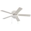 Buy 😀 Patriot Lighting™ Gilford 52" White Indoor LED Ceiling Fan 🛒 -Patriot Lighting Sales 3550603 mainCMYK
