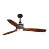 Cheapest ✔️ Patriot Lighting® Matrix 52" Matte Black & Brushed Silver Indoor/Outdoor LED Ceiling Fan ✔️