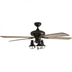 Flash Sale 🔥 Patriot Lighting™ Crown Point 52" Matte Black Industrial Indoor LED Ceiling Fan 😀 17 Flash Sale 🔥 Patriot Lighting™ Crown Point 52" Matte Black Industrial Indoor LED Ceiling Fan 😀 -Patriot Lighting Sales 3550641 20675 Side
