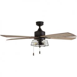 Hot Sale ✨ Patriot Lighting™ Miller Station 52" Matte Black Industrial Indoor LED Ceiling Fan 🥰 20 Hot Sale ✨ Patriot Lighting™ Miller Station 52" Matte Black Industrial Indoor LED Ceiling Fan 🥰 -Patriot Lighting Sales 3550647 20681 Side