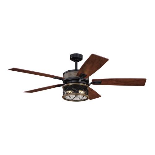 Best Pirce 😍 Patriot Lighting® Elegant Home Bodhi 56" Black & Replica Wood Indoor LED Ceiling Fan 👏 3 Best Pirce 😍 Patriot Lighting® Elegant Home Bodhi 56" Black & Replica Wood Indoor LED Ceiling Fan 👏
