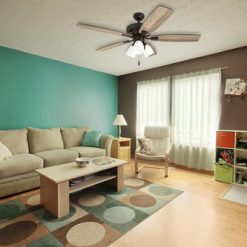 Hot Sale ⭐ Patriot Lighting™ Tisbury II 52" Bronze Indoor LED Ceiling Fan ⭐ -Patriot Lighting Sales 3550678 20687 livingroom