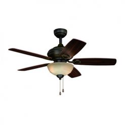 Budget 🎉 Patriot Lighting™ Vienna II 42" Oil-Rubbed Bronze Indoor LED Ceiling Fan ✔️