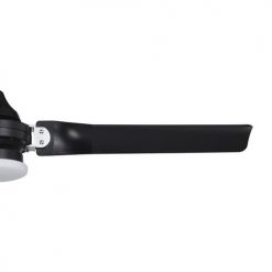 Best Sale 🎉 Patriot Lighting™ Istanbul 52" Black With Chrome Accent Indoor/Outdoor LED Ceiling Fan 🧨 -Patriot Lighting Sales 3550703 Alt5