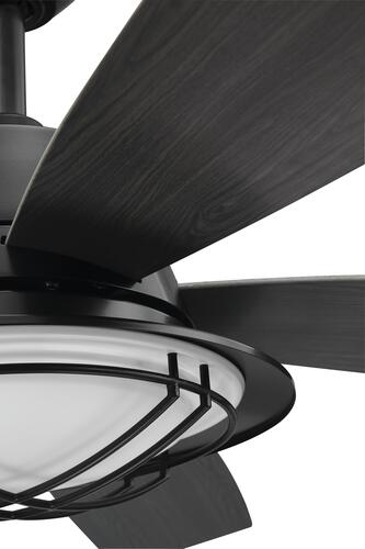 Promo 🤩 Patriot Lighting™ 54" Tess Matte Black Indoor/Outdoor Integrated LED Ceiling Fan 🤩 4 Promo 🤩 Patriot Lighting™ 54" Tess Matte Black Indoor/Outdoor Integrated LED Ceiling Fan 🤩 - Image 2