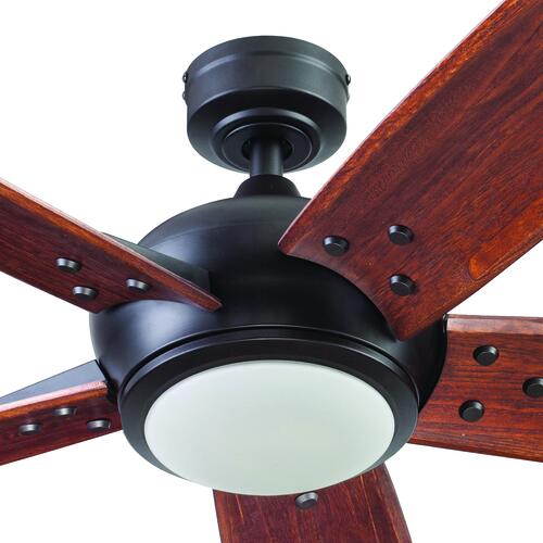 New ⭐ Patriot Lighting® Elegant Home Hubbard 62" Bronze Indoor LED Ceiling Fan 😉 6 New ⭐ Patriot Lighting® Elegant Home Hubbard 62" Bronze Indoor LED Ceiling Fan 😉 - Image 4