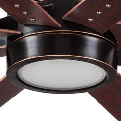 Budget 🌟 Patriot Lighting™ Grand Haven II 62" Oil-Rubbed Bronze Indoor LED Ceiling Fan ✨ -Patriot Lighting Sales 3550713 ALT18