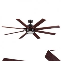 Budget 🌟 Patriot Lighting™ Grand Haven II 62" Oil-Rubbed Bronze Indoor LED Ceiling Fan ✨ -Patriot Lighting Sales 3550713 ALT2