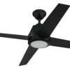 Outlet ✔️ Patriot Lighting™ Geo 52" Matte Black Indoor Integrated LED Ceiling Fan 👏 -Patriot Lighting Sales 3550720 Main