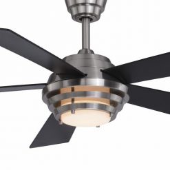 Brand new 😉 Patriot Lighting™ Kyoto 52" Brushed Nickel Indoor Integrated LED Ceiling Fan 🔔 -Patriot Lighting Sales 3550733 Alt3