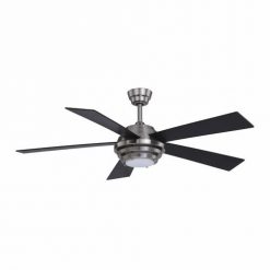 Brand new 😉 Patriot Lighting™ Kyoto 52" Brushed Nickel Indoor Integrated LED Ceiling Fan 🔔 -Patriot Lighting Sales 3550733 Alt4