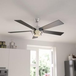 Brand new 😉 Patriot Lighting™ Kyoto 52" Brushed Nickel Indoor Integrated LED Ceiling Fan 🔔 -Patriot Lighting Sales 3550733 Alt8