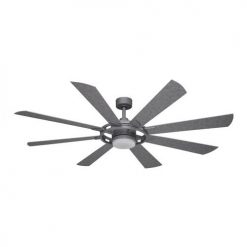 Best Sale 🔔 Patriot Lighting™ Holland 68" Painted Galvanized Indoor/Outdoor Integrated LED Ceiling Fan 🥰 -Patriot Lighting Sales 3550735 Alt1