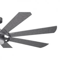 Best Sale 🔔 Patriot Lighting™ Holland 68" Painted Galvanized Indoor/Outdoor Integrated LED Ceiling Fan 🥰 -Patriot Lighting Sales 3550735 Alt3