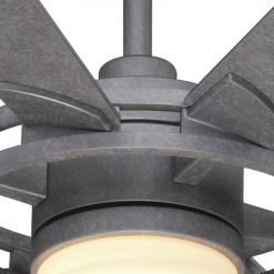 Best Sale 🔔 Patriot Lighting™ Holland 68" Painted Galvanized Indoor/Outdoor Integrated LED Ceiling Fan 🥰 -Patriot Lighting Sales 3550735 Alt6