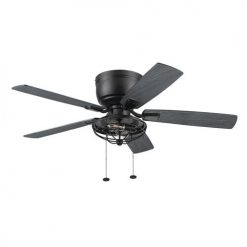 Flash Sale ⭐ Patriot Lighting™ Annetta 52" Matte Black LED Indoor/Outdoor Ceiling Fan 😍