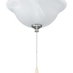Flash Sale 👏 Patriot Lighting® White Swirled Marble Bowl LED Ceiling Fan Light 👏
