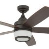 Best Sale ⌛ Patriot Lighting™ Taylor 48" Espresso Indoor LED Ceiling Fan ⌛ -Patriot Lighting Sales 3557057M2018