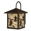 Top 10 😍 Patriot Lighting® Fly Fish Burnished Bronze Outdoor Wall Light 💯