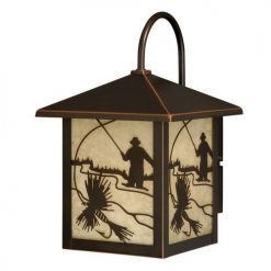 Top 10 😍 Patriot Lighting® Fly Fish Burnished Bronze Outdoor Wall Light 💯