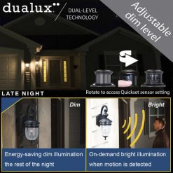 Cheapest 👏 Patriot Lighting® Elegant Home Dualux Oaklynn Forged Sienna Motion Sensor Outdoor Security Wall Light 💯 -Patriot Lighting Sales 356 3836 IU 1 NEW