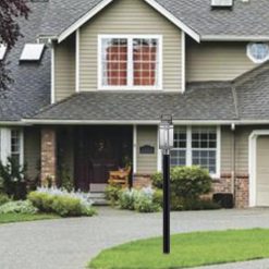 Outlet 🎁 Patriot Lighting® Clermont Brushed Pewter And Textured Black Post Light 🎁 -Patriot Lighting Sales 356 3838 IU