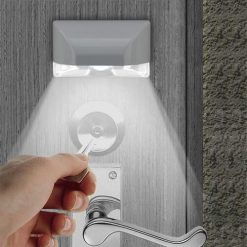 New 💯 Patriot Lighting® White Keyhole Motion Sensor Outdoor Wall Light 🛒 -Patriot Lighting Sales 356 4249 in use