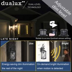 Flash Sale 🛒 Patriot Lighting® Dualux Black Motion Sensor Outdoor Security Wall Light 👍 6 Flash Sale 🛒 Patriot Lighting® Dualux Black Motion Sensor Outdoor Security Wall Light 👍 -Patriot Lighting Sales 356 4285 IU 1 NEW