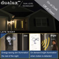 Best Sale 👏 Patriot Lighting® Dualux White Dual Head Motion Sensor Outdoor Security Flood Light 🎁 5 Best Sale 👏 Patriot Lighting® Dualux White Dual Head Motion Sensor Outdoor Security Flood Light 🎁 -Patriot Lighting Sales 356 9227 IU NEW